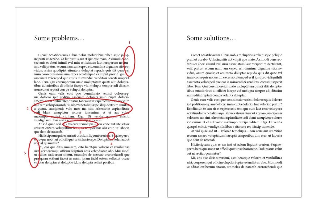 Typesetting Examples
