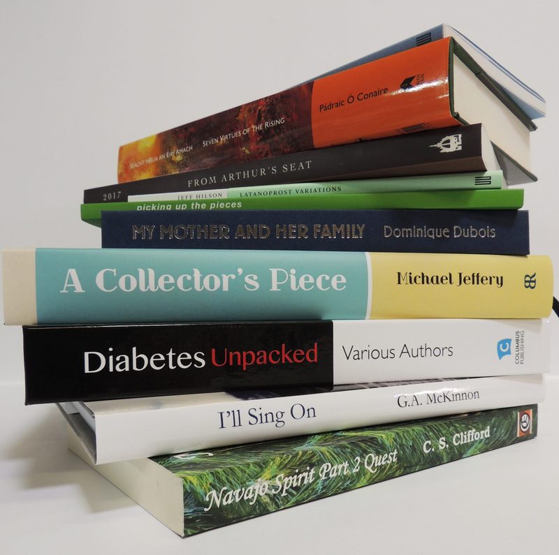 A stack of customers' paperbacks printed at our Exeter works
