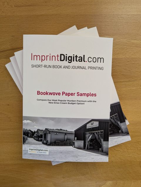 Our own saddle-stitched sample booklets, printed and stitched at our Exeter works