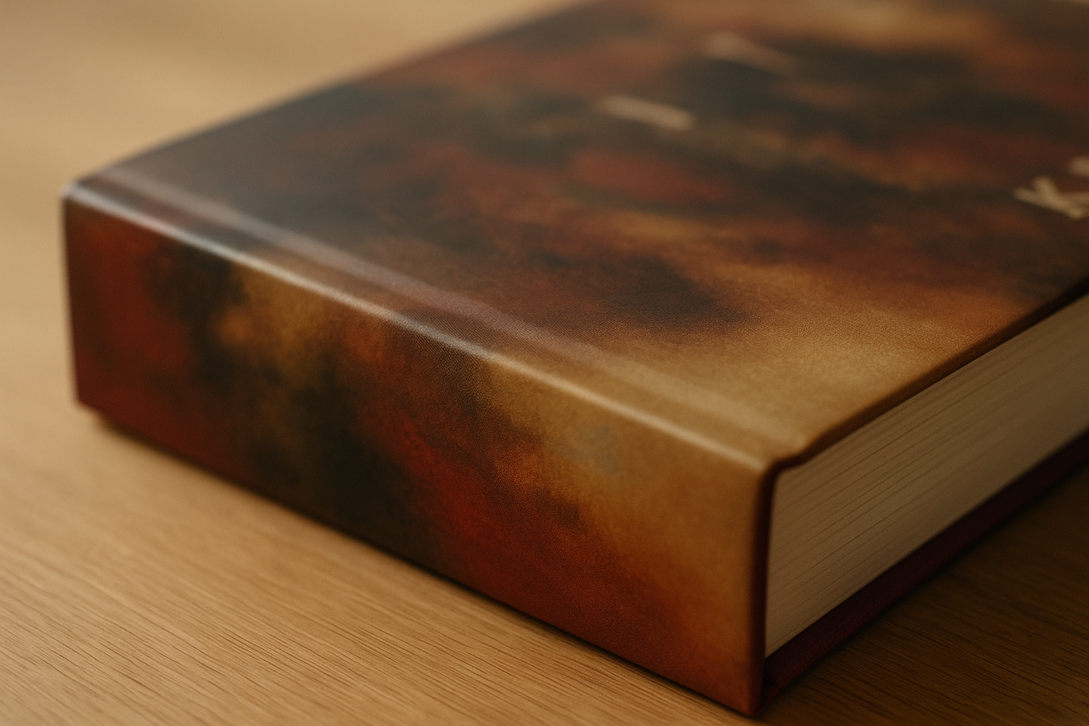 Printed paper case hardback cover with matt lamination