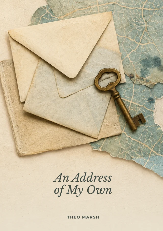 An Address of My Own, premade Memoir book cover