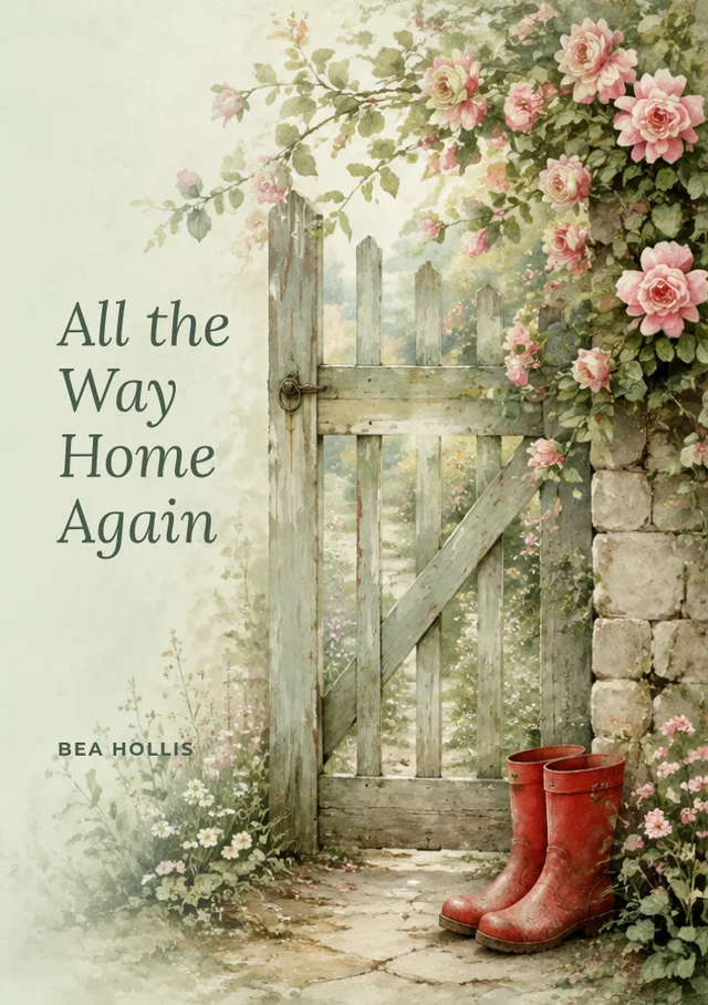All the Way Home Again, premade Romance book cover