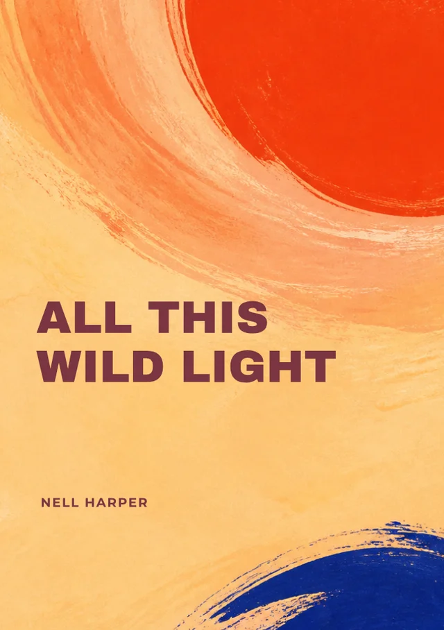 All This Wild Light, premade Poetry book cover