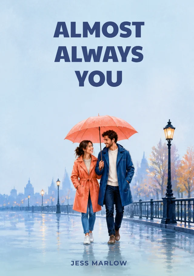 Almost Always You, premade Romance book cover