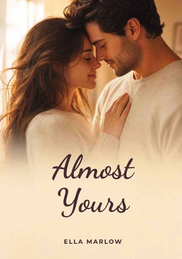Almost Yours, premade Contemporary romance book cover