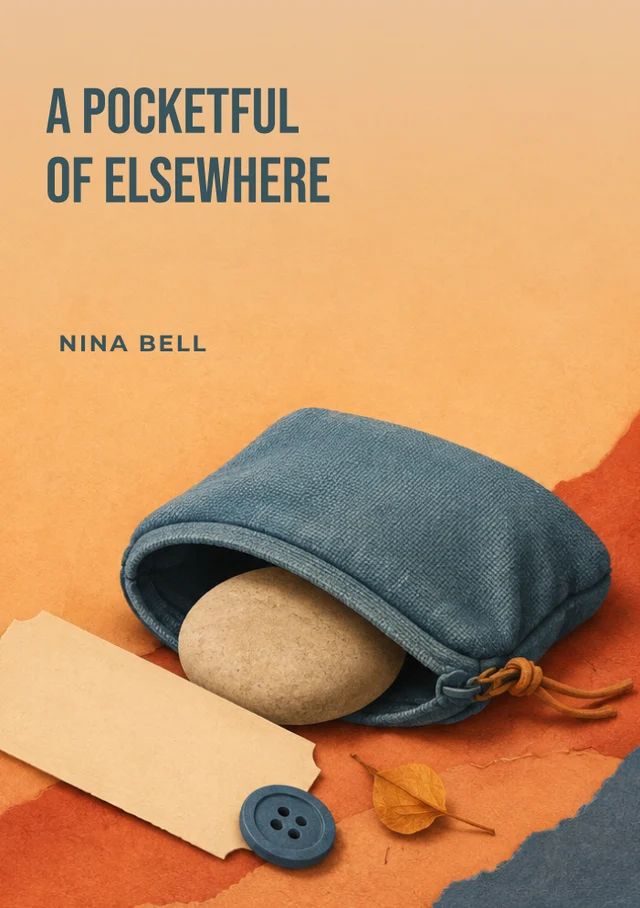 A Pocketful of Elsewhere, premade Memoir & Life Stories book cover