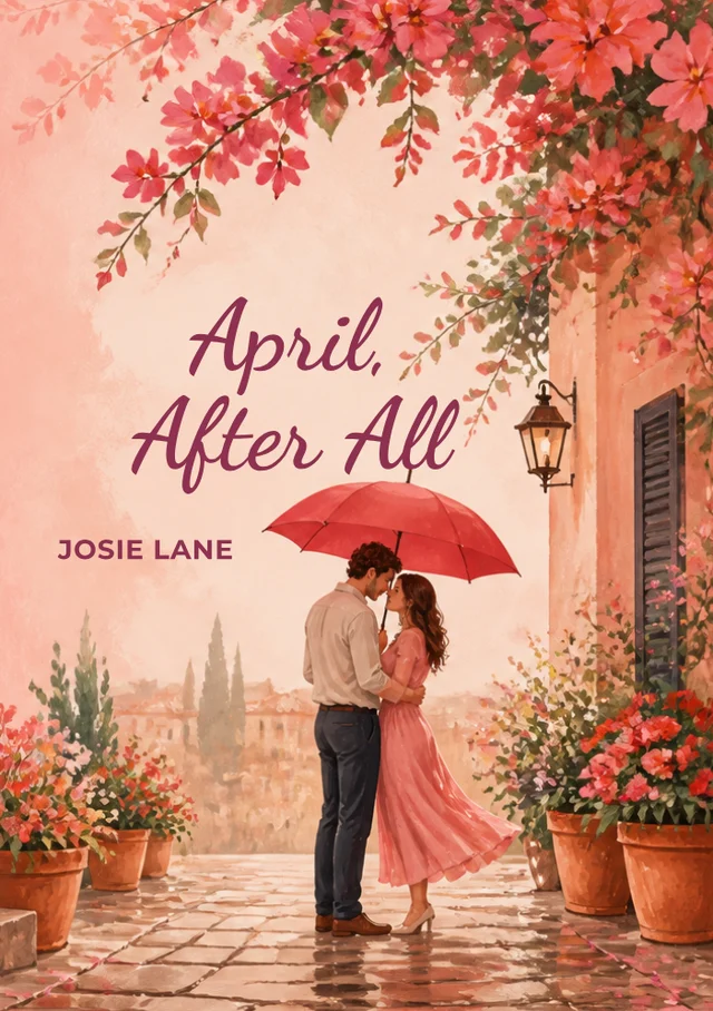 April, after all, premade Contemporary romance book cover