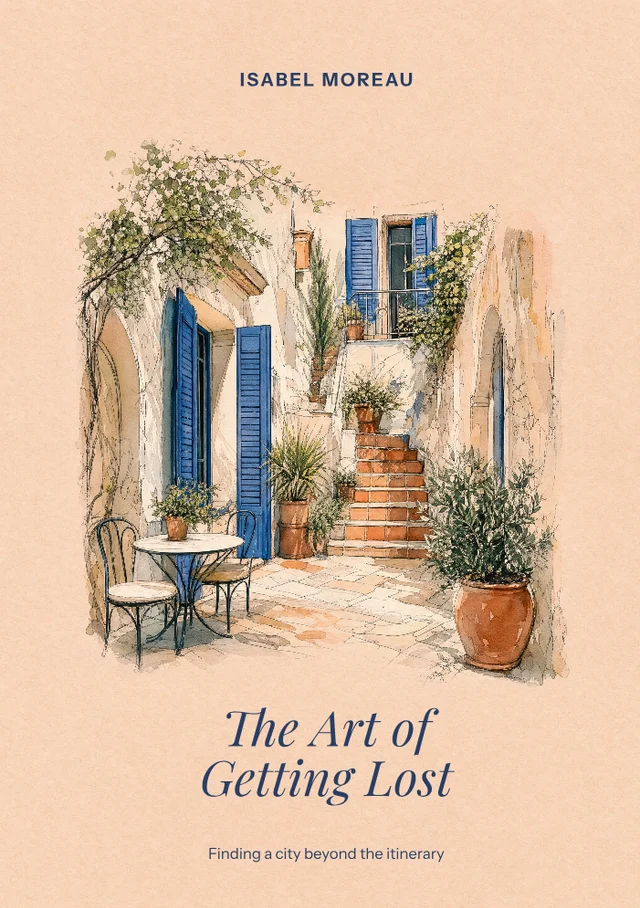 The Art of Getting Lost, premade Nonfiction · Urban wandering book cover