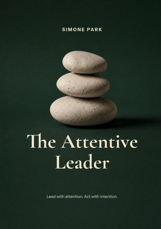 The Attentive Leader, premade Business · Management book cover
