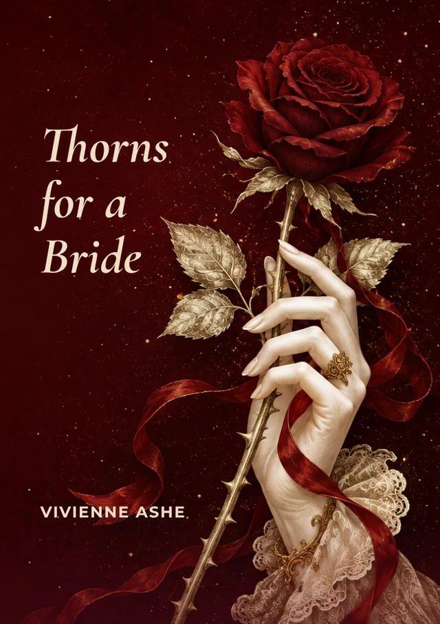 Thorns for a Bride, premade Romantic fantasy book cover