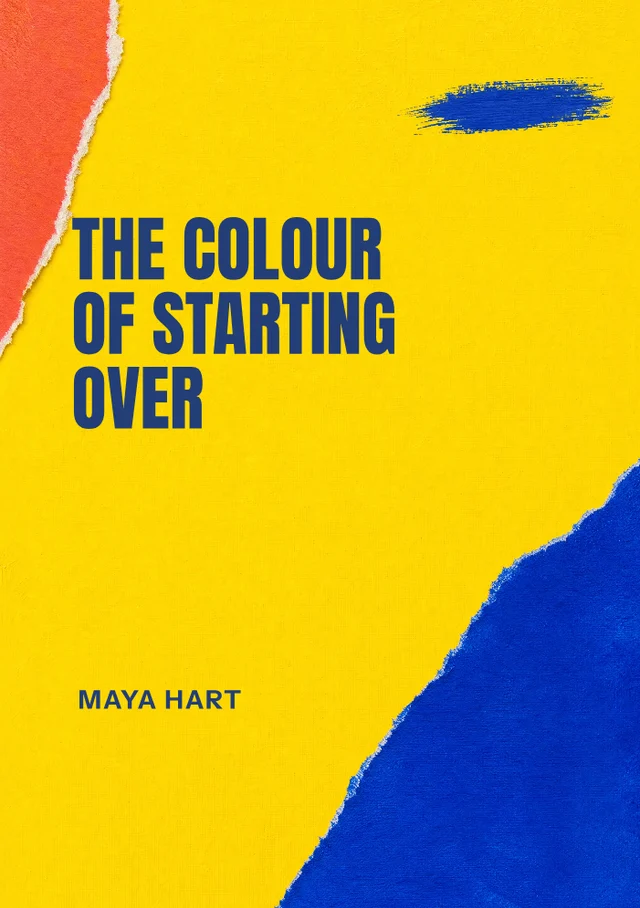 The Colour of Starting Over, premade Memoir · Creative reinvention book cover