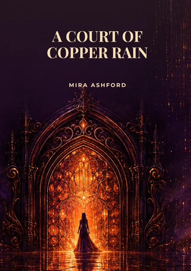 A Court of Copper Rain, premade Fantasy book cover