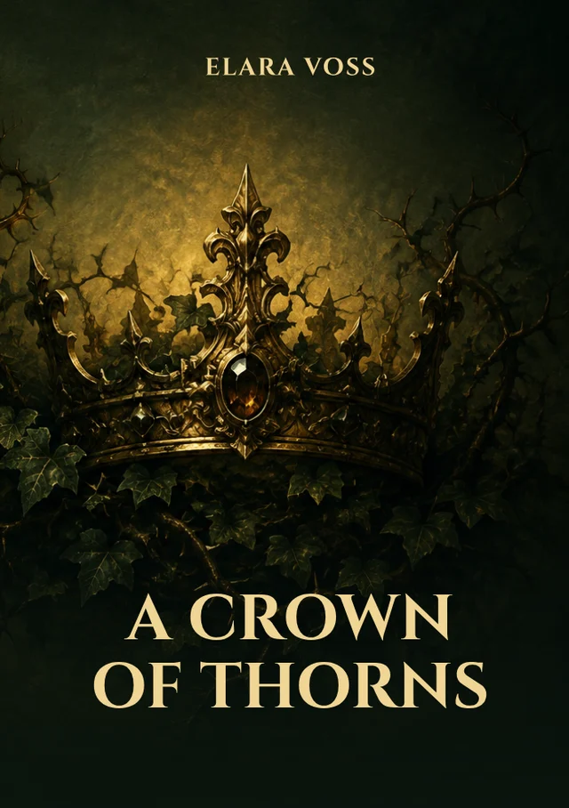 A crown of thorns, premade Epic fantasy book cover