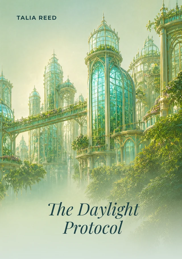 The Daylight Protocol, premade Science fiction book cover