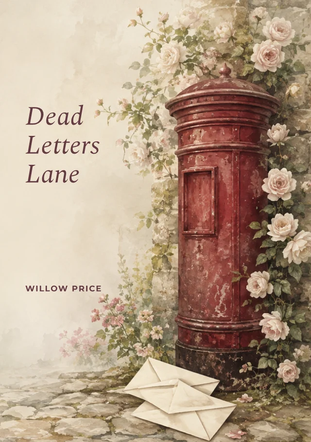 Dead Letters Lane, premade Cosy mystery book cover