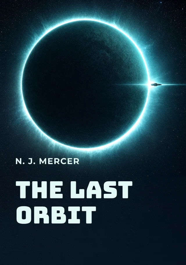 The last orbit, premade Science fiction book cover