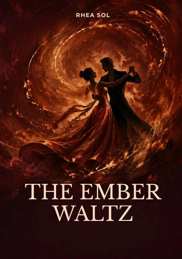 The Ember Waltz, premade Romantasy book cover