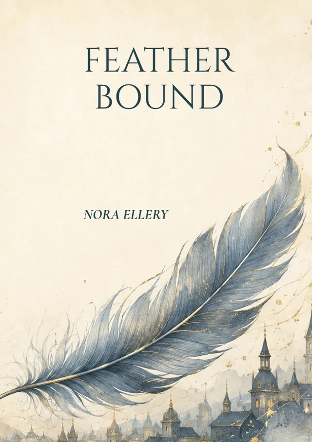 Featherbound, premade Romantasy book cover