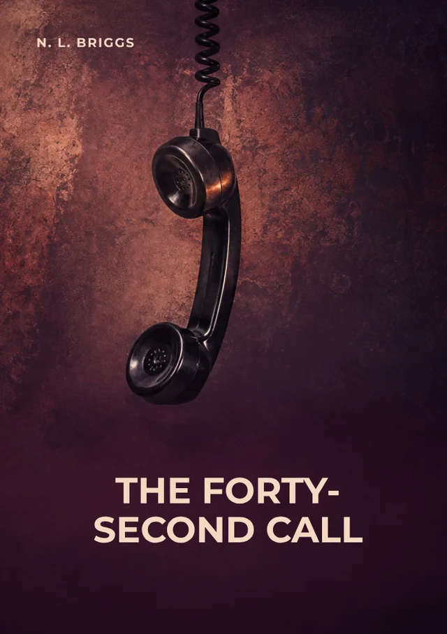 The Forty-Second Call, premade Crime & thriller book cover