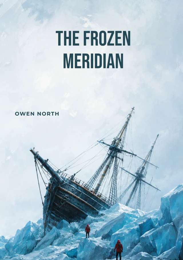 The Frozen Meridian, premade Adventure book cover