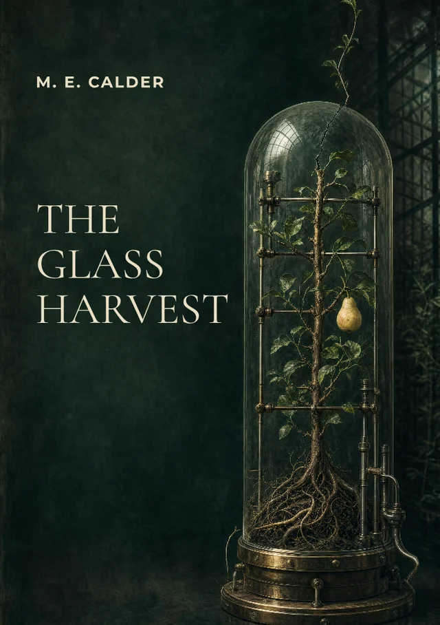 The Glass Harvest, premade Dystopian science fiction book cover