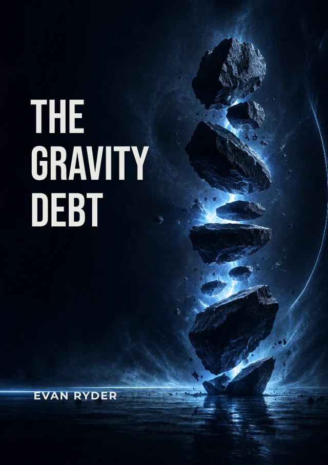 The Gravity Debt, premade Science fiction book cover