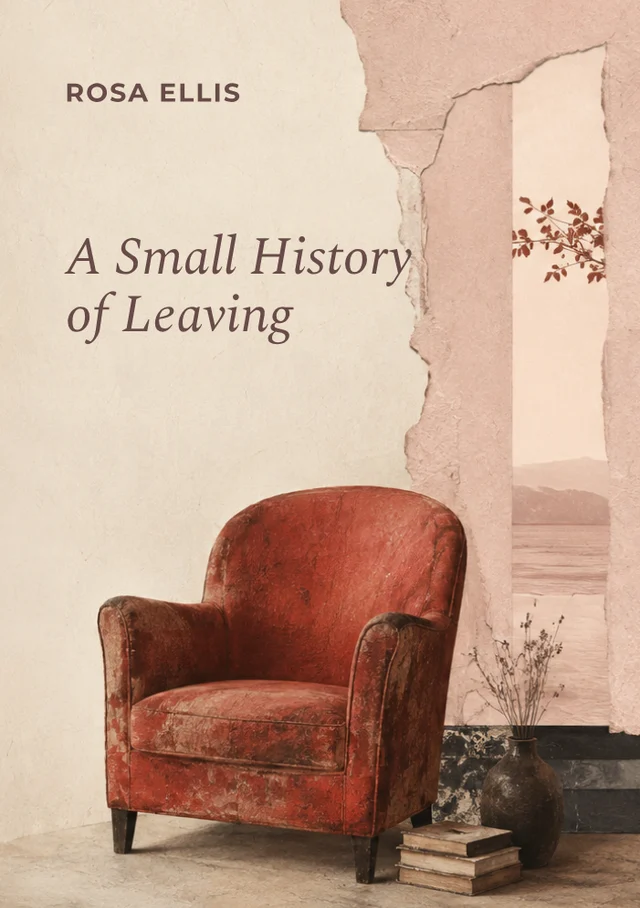 A Small History of Leaving, premade Literary fiction book cover