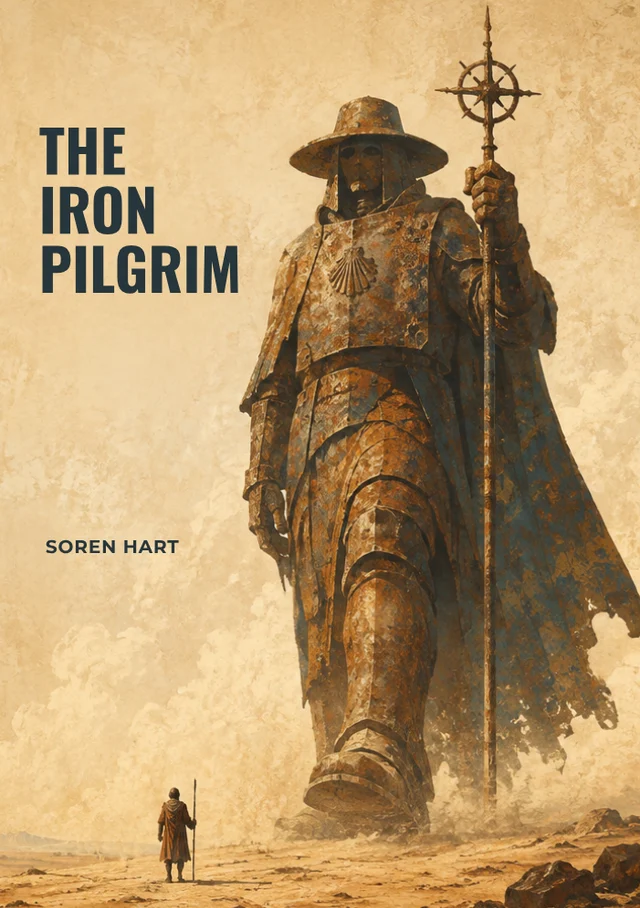 The Iron Pilgrim, premade Fantasy book cover