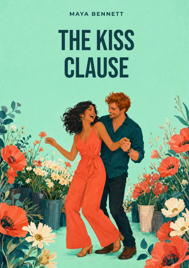 The Kiss Clause, premade Romantic comedy book cover