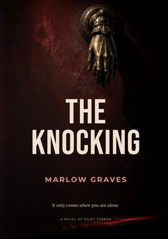 The knocking, premade Horror book cover