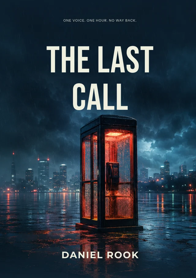 The last call, premade Crime & thriller book cover
