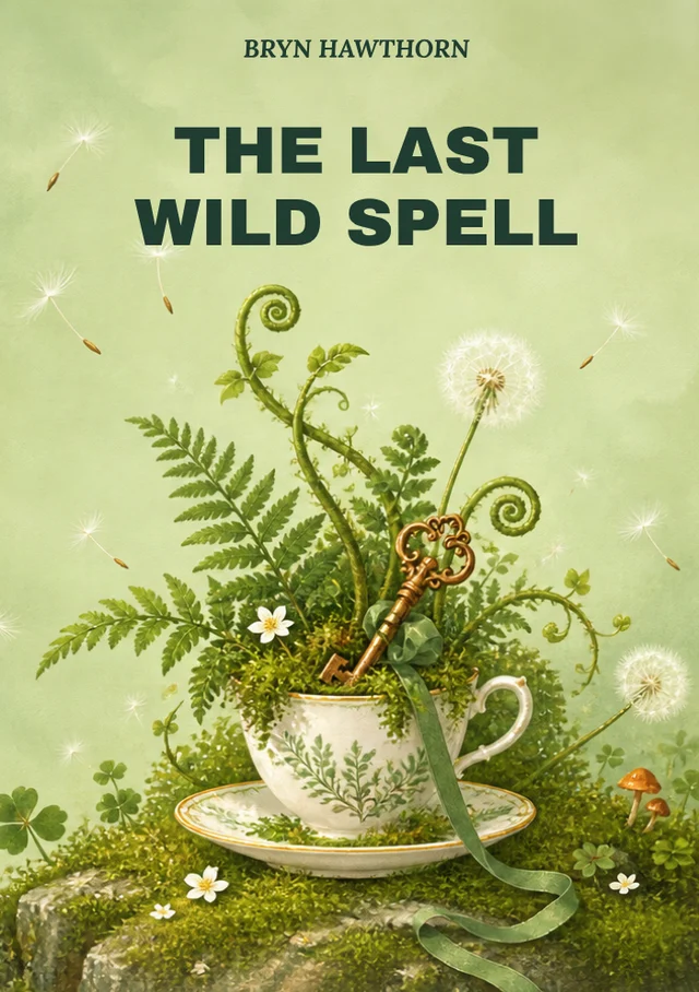 The Last Wild Spell, premade Fantasy book cover