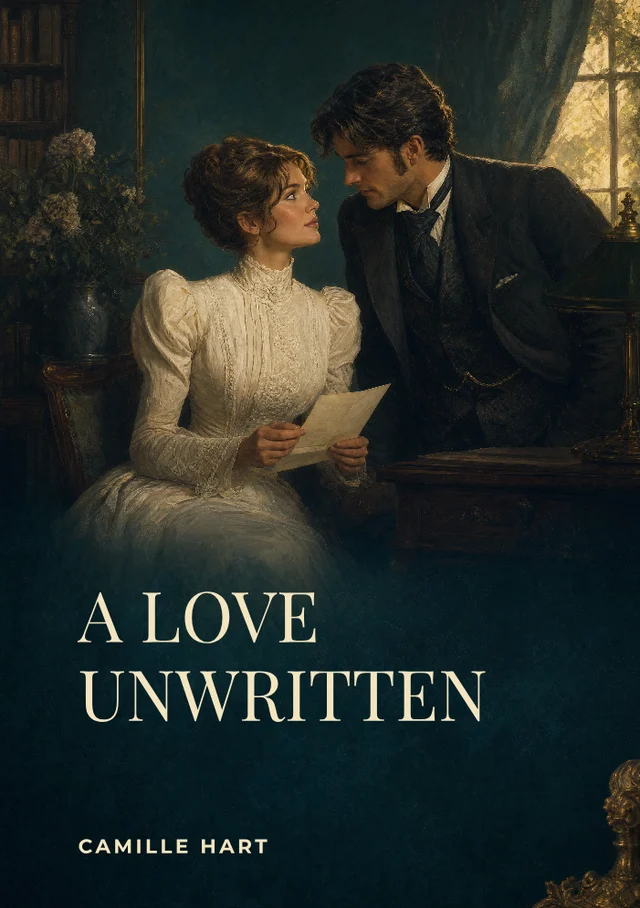 A Love Unwritten, premade Historical romance book cover