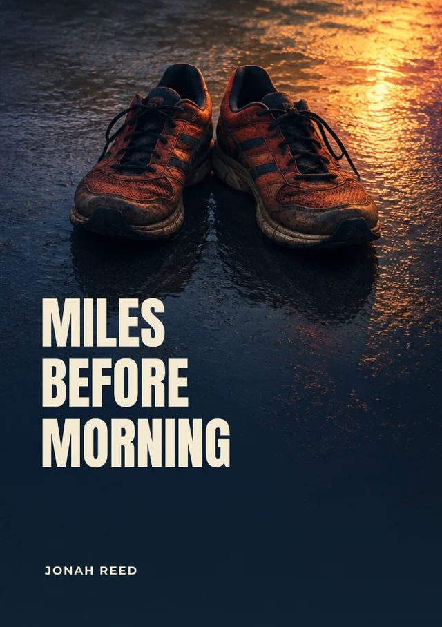 Miles Before Morning, premade Memoir book cover