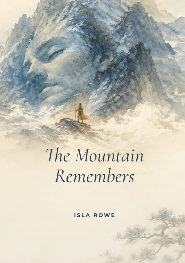 The Mountain Remembers, premade Fantasy book cover