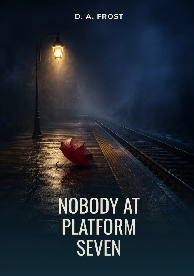Nobody at Platform Seven, premade Crime & thriller book cover