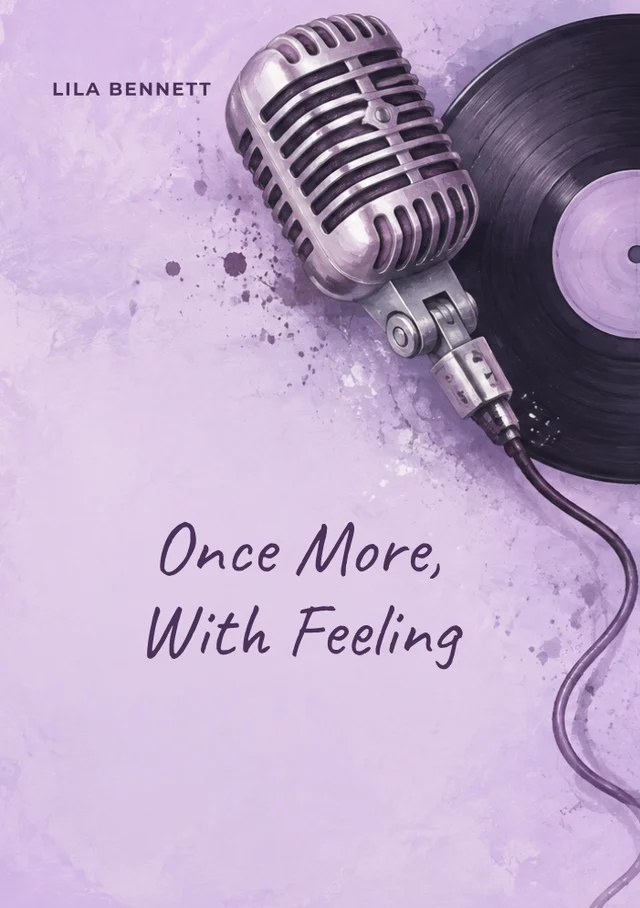 Once More, With Feeling, premade Romance book cover