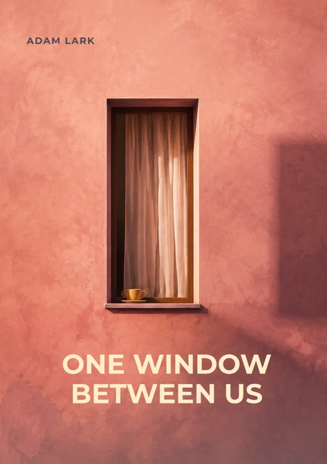One Window Between Us, premade Literary fiction book cover