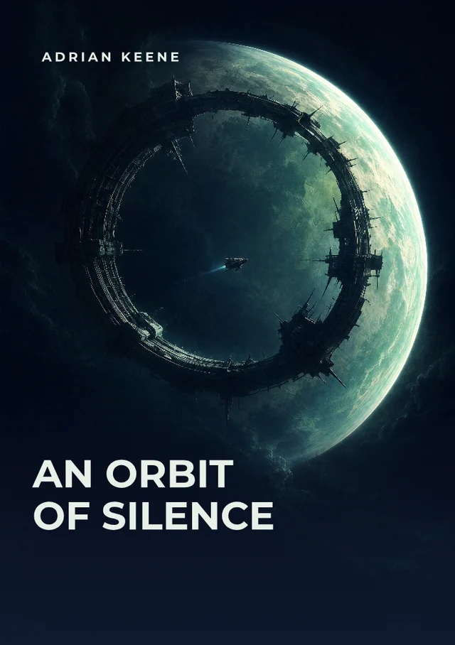 An Orbit of Silence, premade Sci-Fi book cover