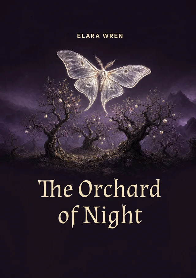 The Orchard of Night, premade Mythic fantasy book cover