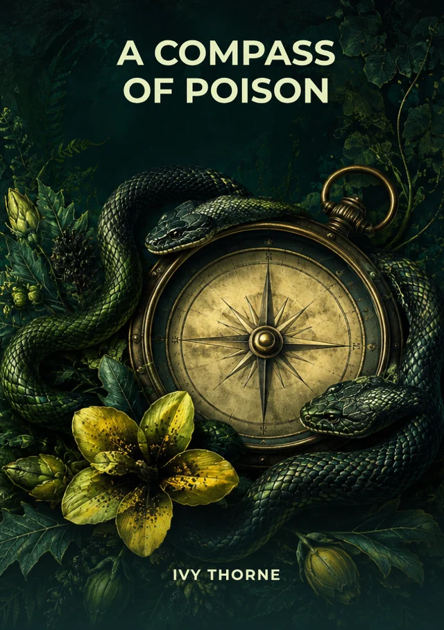 A Compass of Poison, premade Romantasy book cover