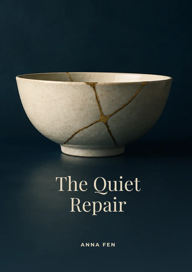 The Quiet Repair, premade Memoir book cover
