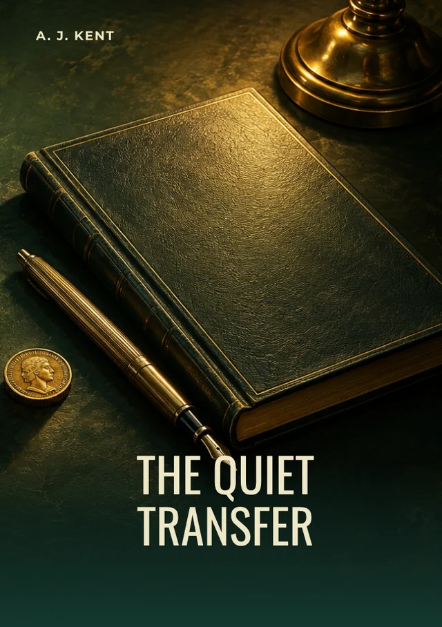 The Quiet Transfer, premade Crime & thriller book cover