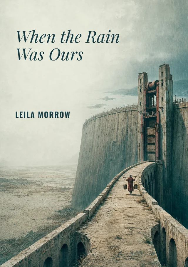 When the Rain Was Ours, premade Dystopian science fiction book cover