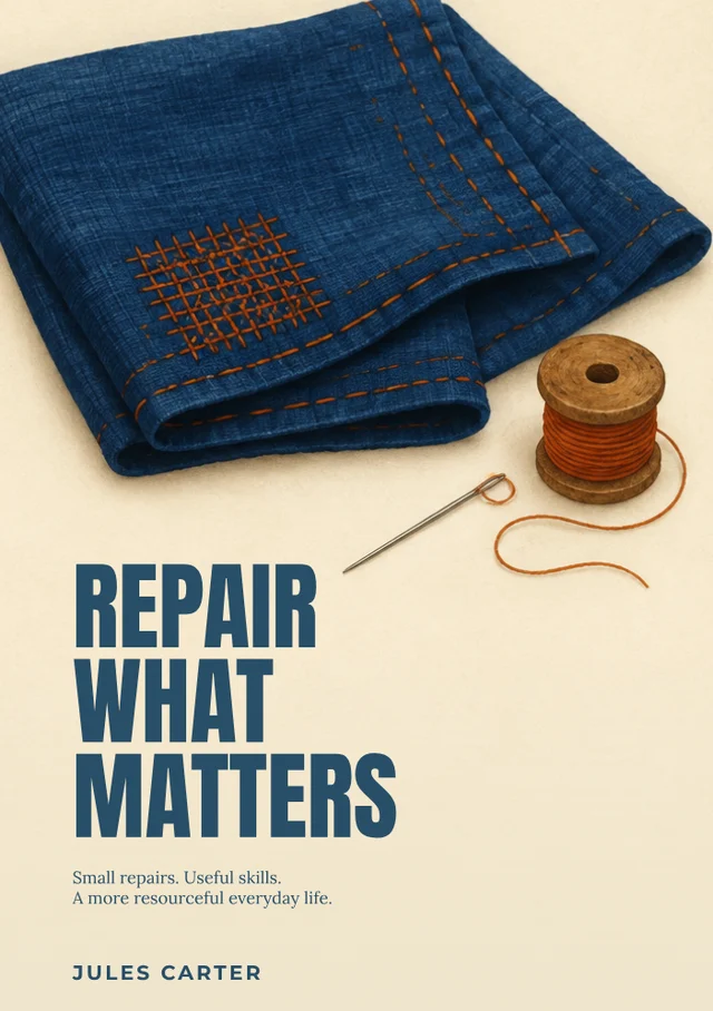 Repair What Matters, premade Non-fiction book cover