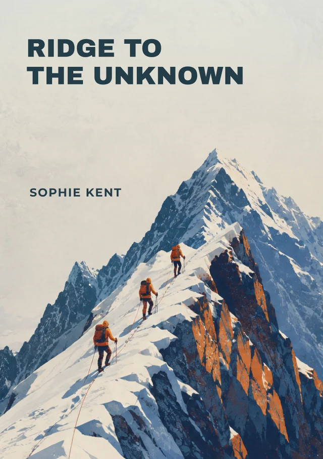 Ridge to the Unknown, premade Adventure book cover