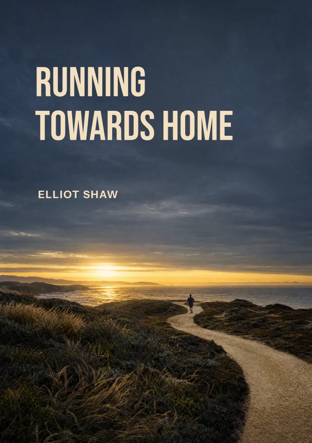Running Towards Home, premade Memoir · Running and resilience book cover