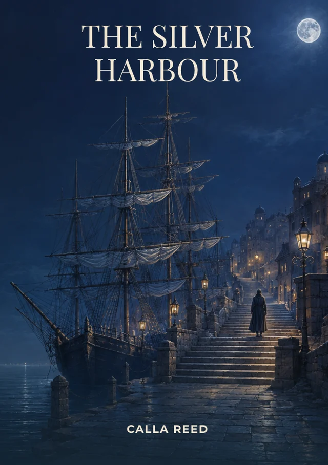 The Silver Harbour, premade Romantasy book cover