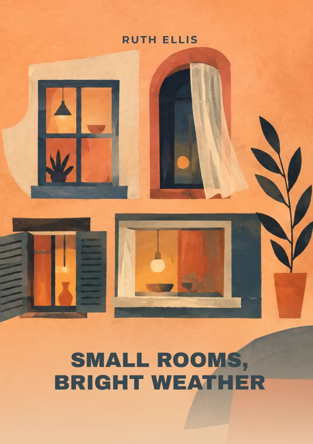 Small Rooms, Bright Weather, premade Literary Fiction book cover