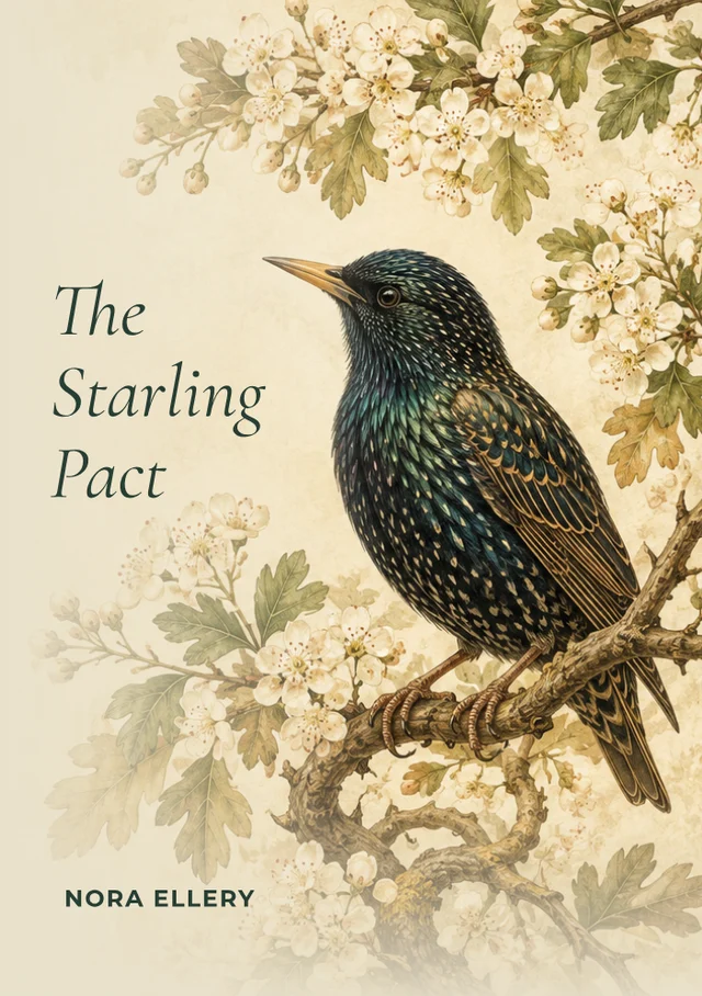 The Starling Pact, premade Romantasy book cover